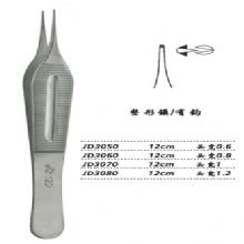 金鍾整形鑷  JD3080 12cm 有(yǒu)鈎 頭寬 1.2