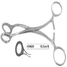 金鍾舌鉗H34620 16.5cm 彎其他(tā)喉用(yong)器(qi)械